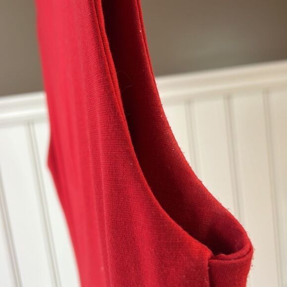 ALFRED SUNG Red Sheath Dress Size Small - Picture 10 of 10